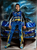 Noah Gragson — MillerTech Original Oil Painting